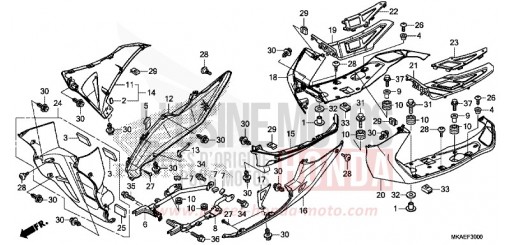 UNTERSTE STUFE NC750DG de 2016